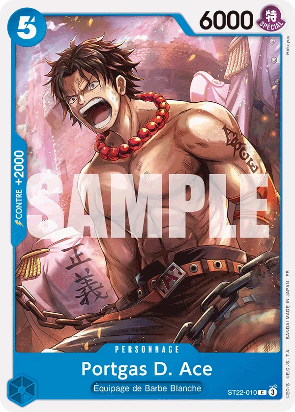 Carte One Piece ST22-010 Portgas D. Ace V1 | LorenZone