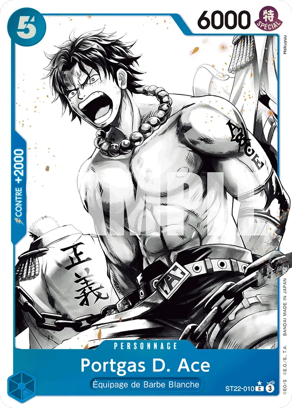 Carte One Piece ST22-010 Portgas D. Ace V2 | LorenZone