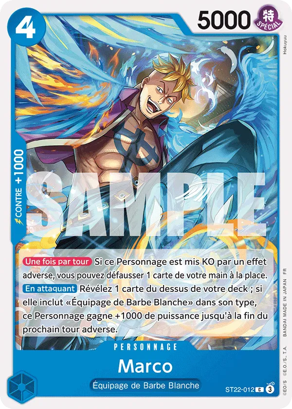 Carte One Piece ST22-012 Marco V1 | LorenZone