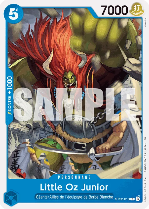 Carte One Piece ST22-013 Little Oz Junior V1 | LorenZone