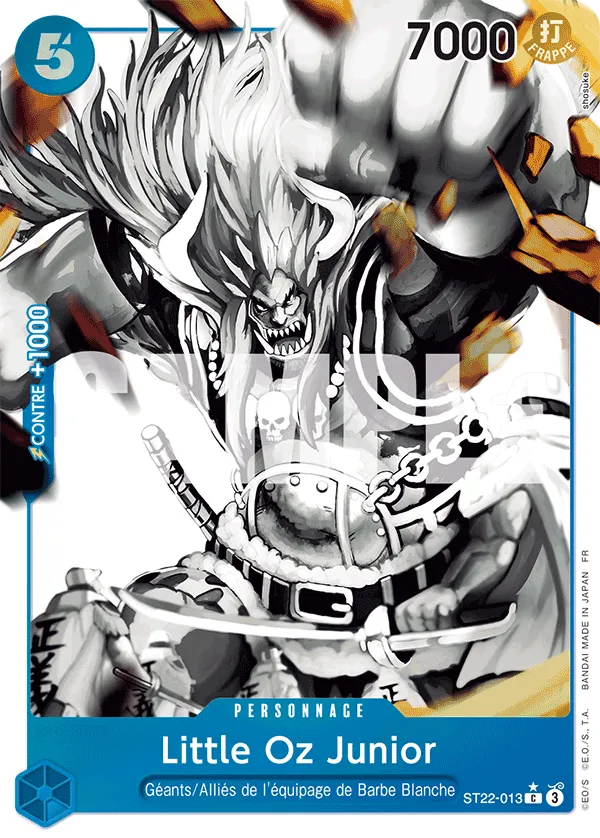 Carte One Piece ST22-013 Little Oz Junior V2 | LorenZone