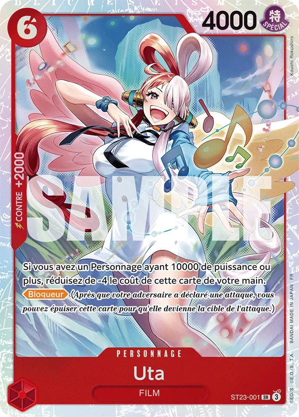 Carte One Piece ST23-001 Uta | LorenZone