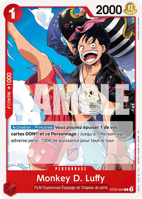 Carte One Piece ST23-004 Monkey D. Luffy | LorenZone