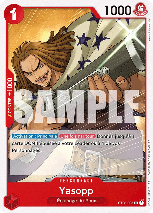 Carte One Piece ST23-005 Yasopp | LorenZone