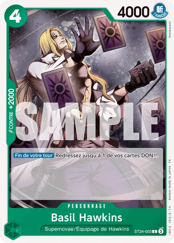 Carte One Piece ST24-003 Basil Hawkins | LorenZone
