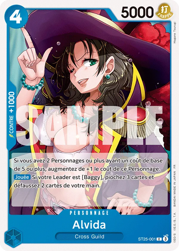 Carte One Piece ST25-001 Alvida | LorenZone