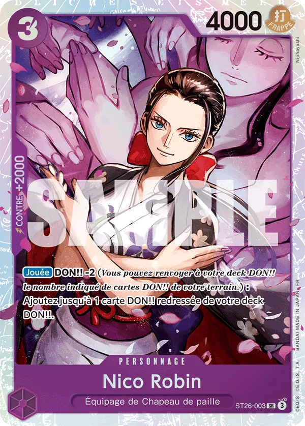 Carte One Piece ST26-003 Nico Robin | LorenZone