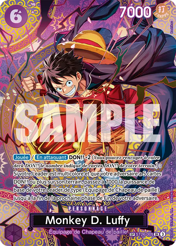 Carte One Piece ST26-005 Monkey D. Luffy | LorenZone