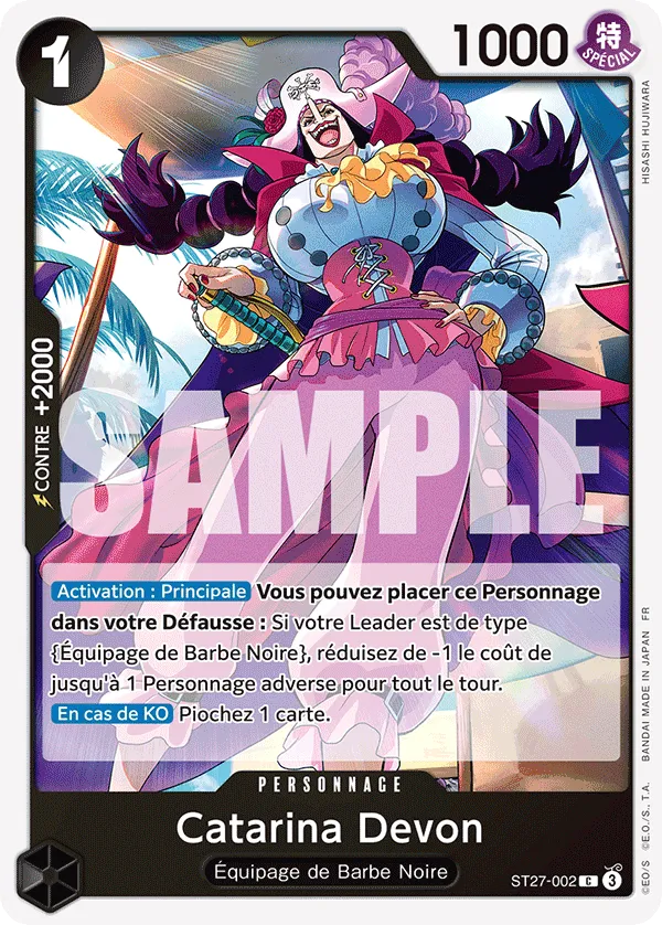 Carte One Piece ST27-002 Catarina Devon | LorenZone