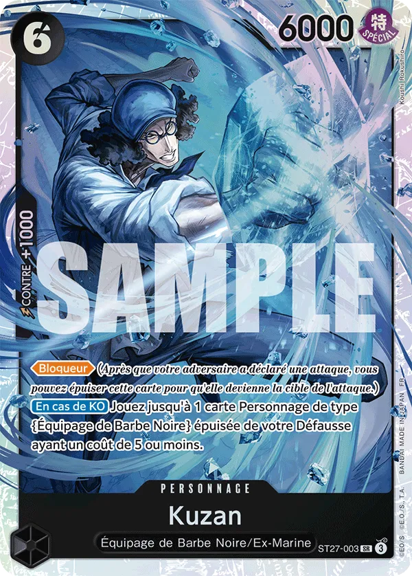 Carte One Piece ST27-003 Kuzan | LorenZone
