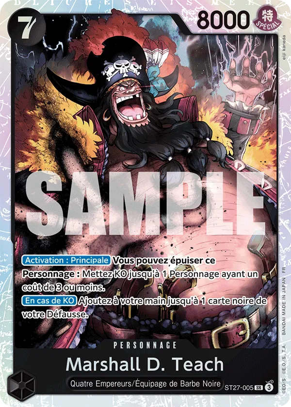Carte One Piece ST27-005 Marshall D. Teach | LorenZone