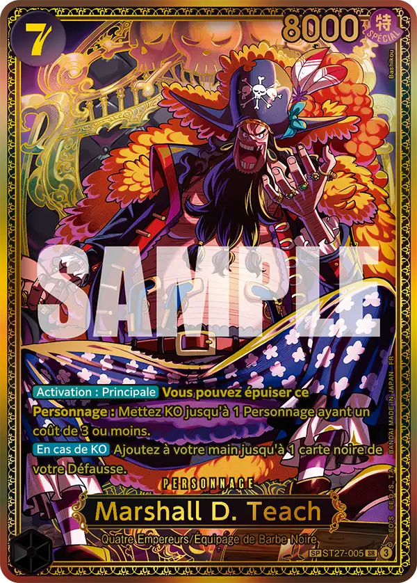 Carte One Piece ST27-005 Marshall D. Teach V2 | LorenZone
