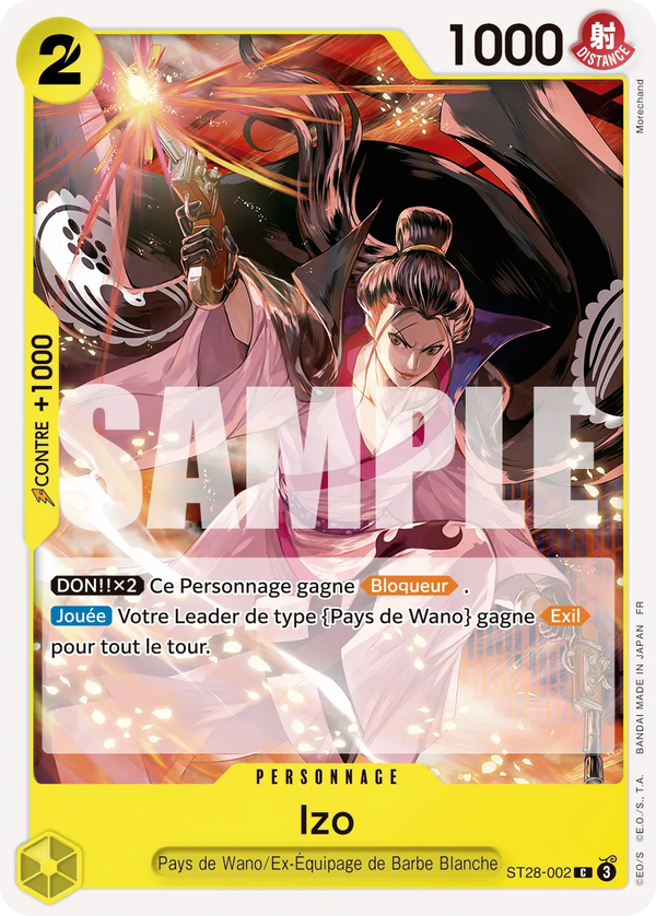 Carte One Piece ST28-002 Izo | LorenZone