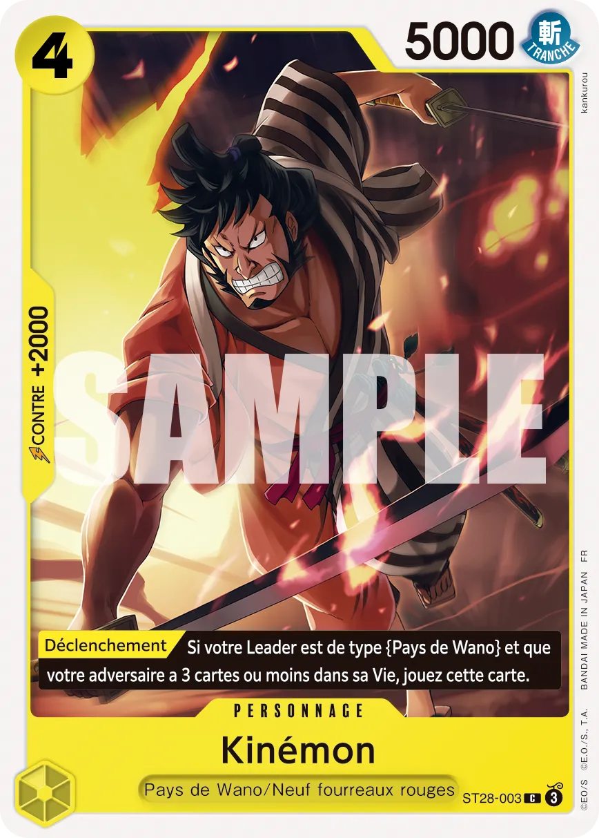 Carte One Piece ST28-003 Kinémon | LorenZone