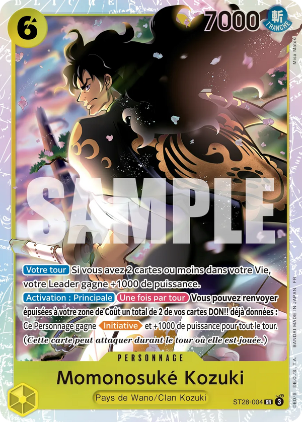 Carte One Piece ST28-004 Momonosuké Kozuki | LorenZone