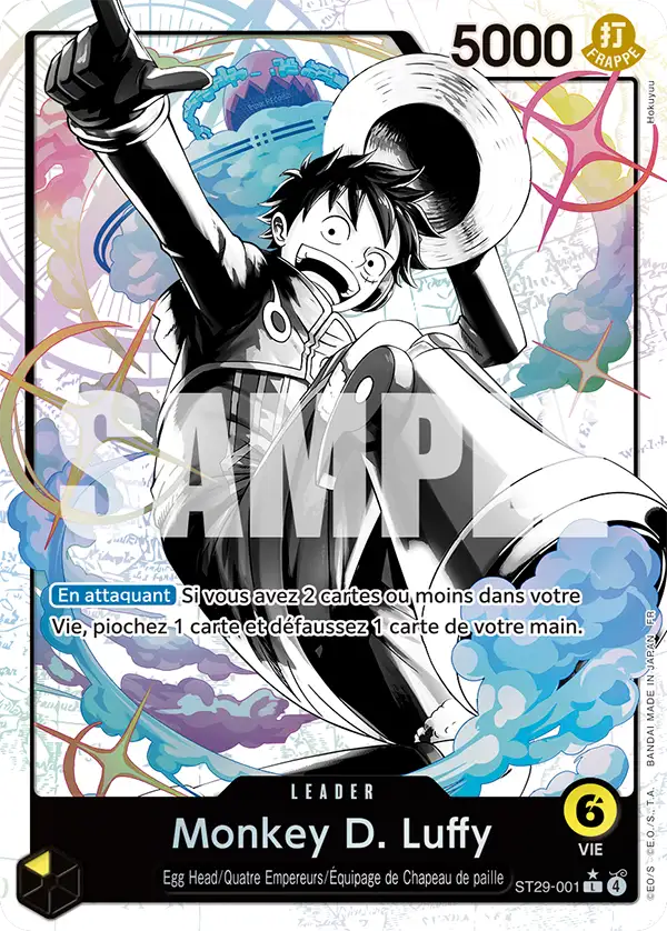 Carte One Piece ST29-001 Monkey D. Luffy V2 | LorenZone