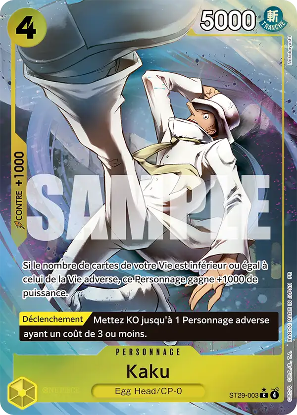 Carte One Piece ST29-003 Kaku V2 | LorenZone