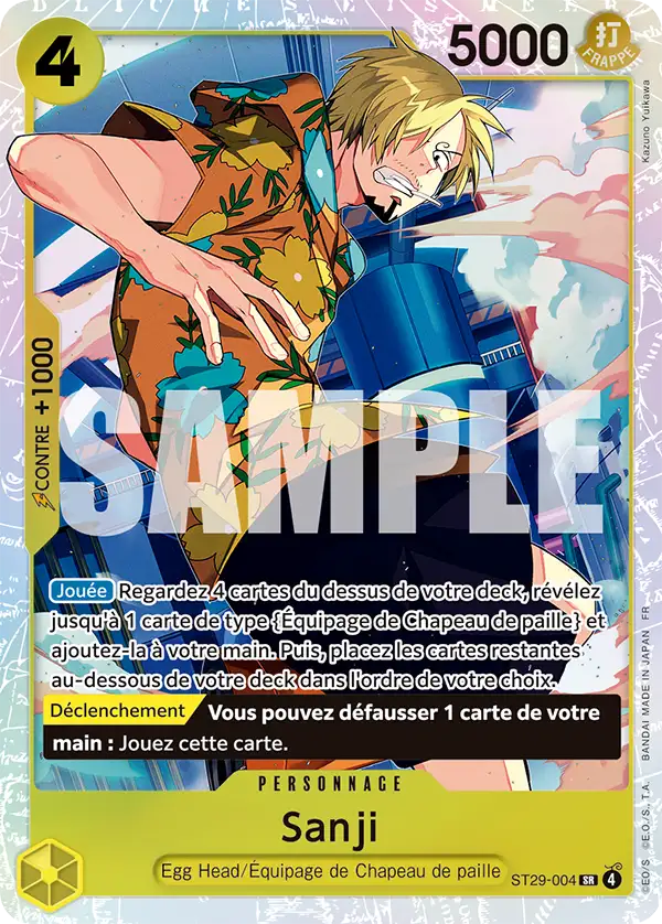 Carte One Piece ST29-004 Sanji V1 | LorenZone