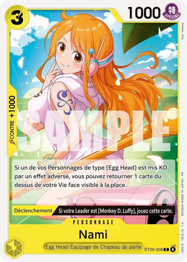 Carte One Piece ST29-008 Nami V1 | LorenZone