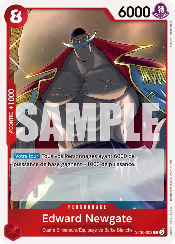 Carte One Piece ST30-003 Edward Newgate V1 | LorenZone