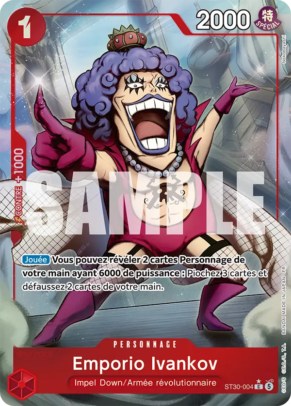 Carte One Piece ST30-004 Emporio Ivankov V2 | LorenZone
