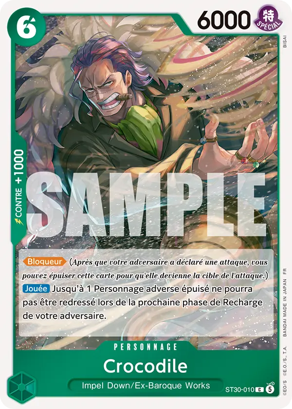 Carte One Piece ST30-010 Crocodile V1 | LorenZone