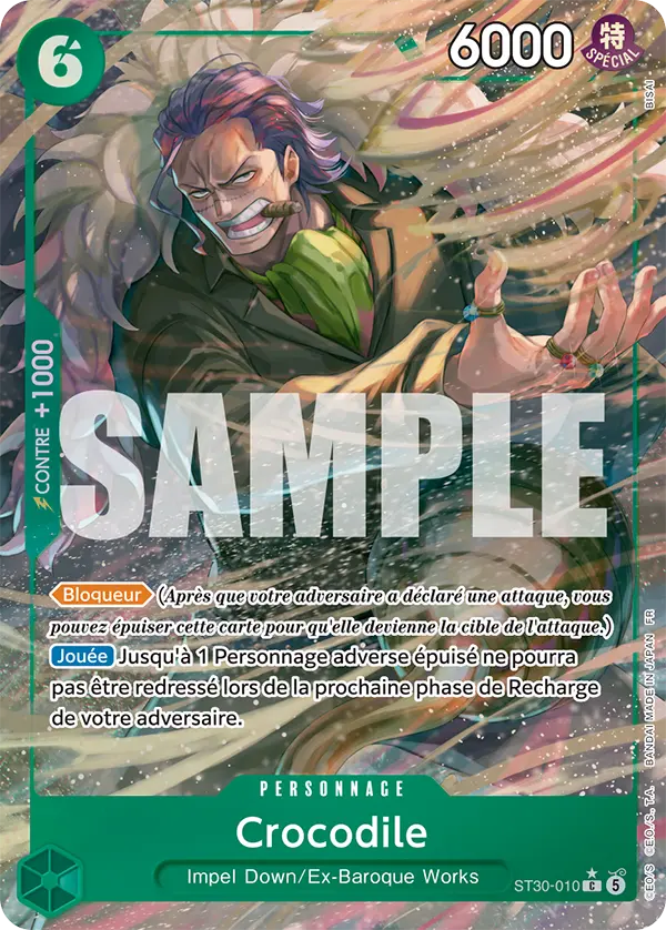 Carte One Piece ST30-010 Crocodile V2 | LorenZone
