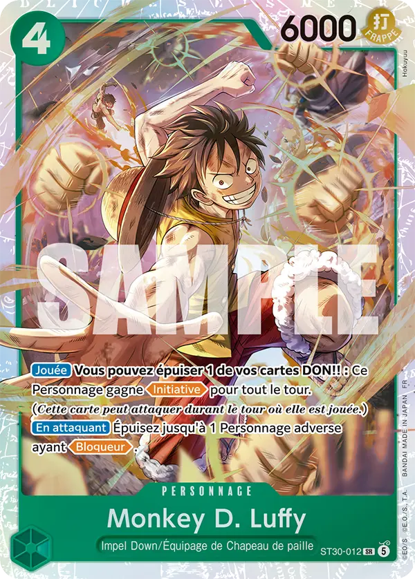 Carte One Piece ST30-012 Monkey D. Luffy V1 | LorenZone