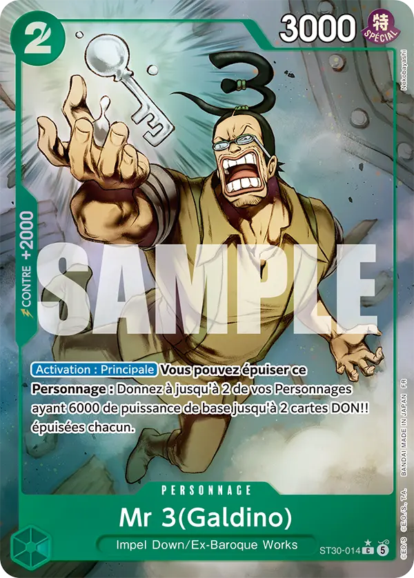 Carte One Piece ST30-014 Mr 3(Galdino) V2 | LorenZone