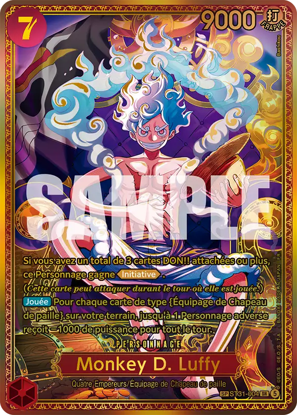 Carte One Piece ST31-004 Monkey D. Luffy V2 | LorenZone