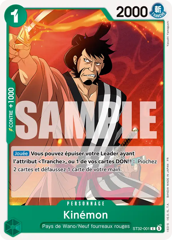Carte One Piece ST32-001 Kinémon | LorenZone