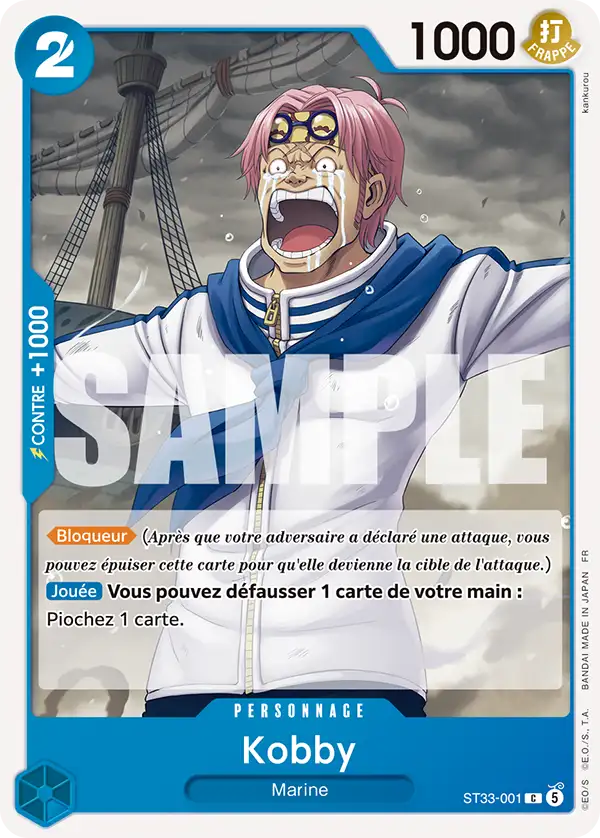 Carte One Piece ST33-001 Kobby | LorenZone