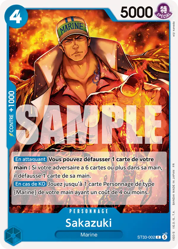 Carte One Piece ST33-002 Sakazuki | LorenZone