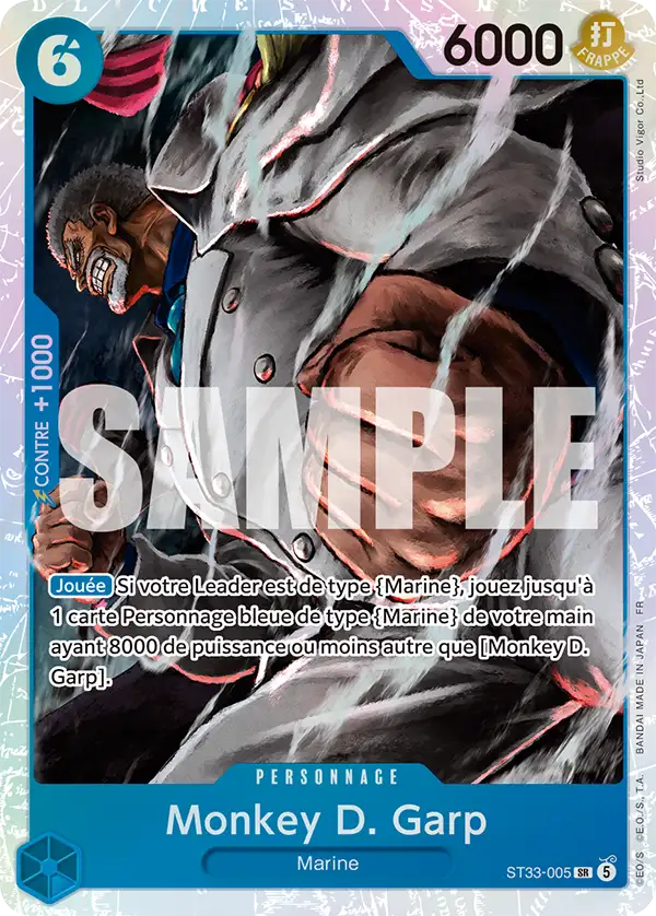 Carte One Piece ST33-005 Monkey D. Garp | LorenZone