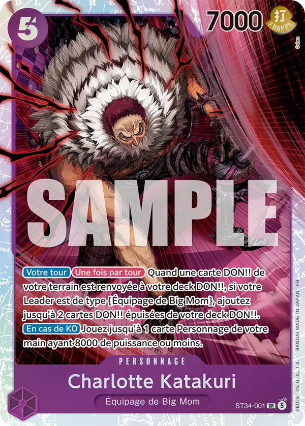 Carte One Piece ST34-001 Charlotte Katakuri | LorenZone