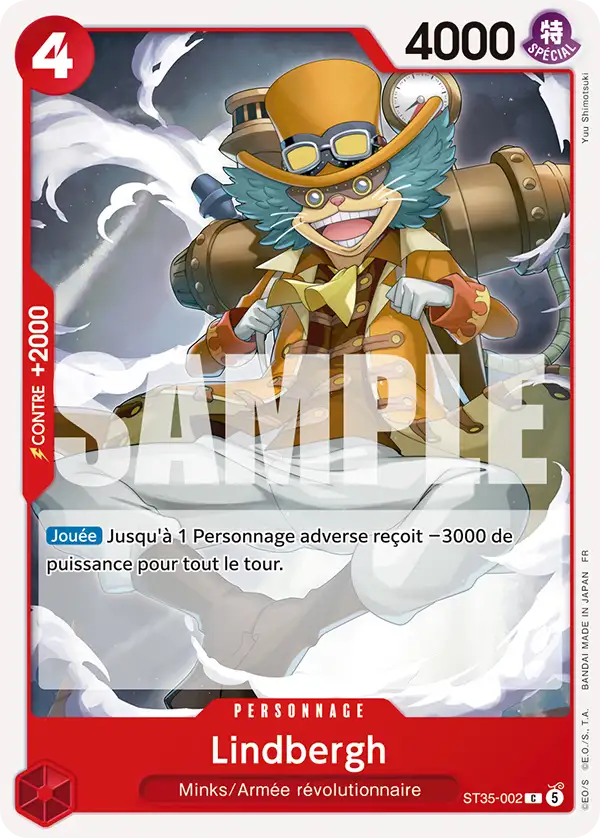 Carte One Piece ST35-002 Lindbergh | LorenZone
