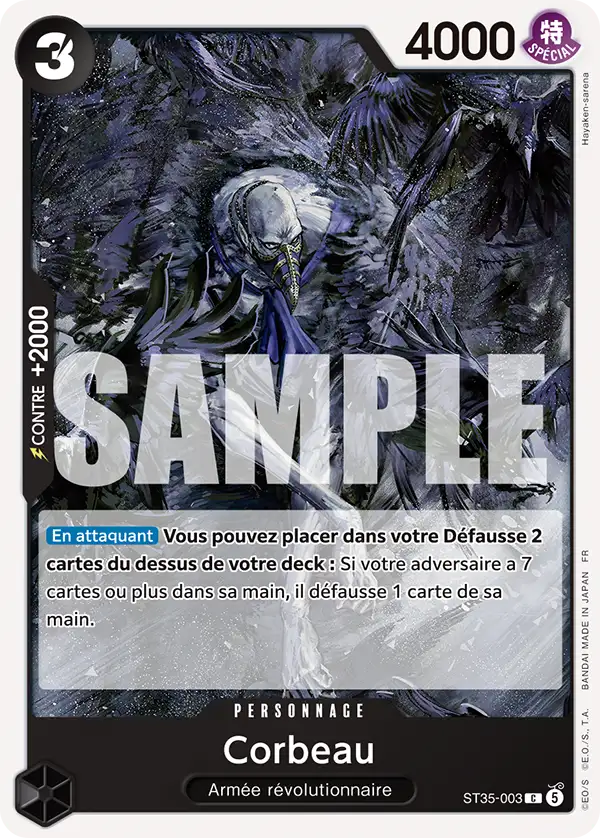 Carte One Piece ST35-003 Corbeau | LorenZone