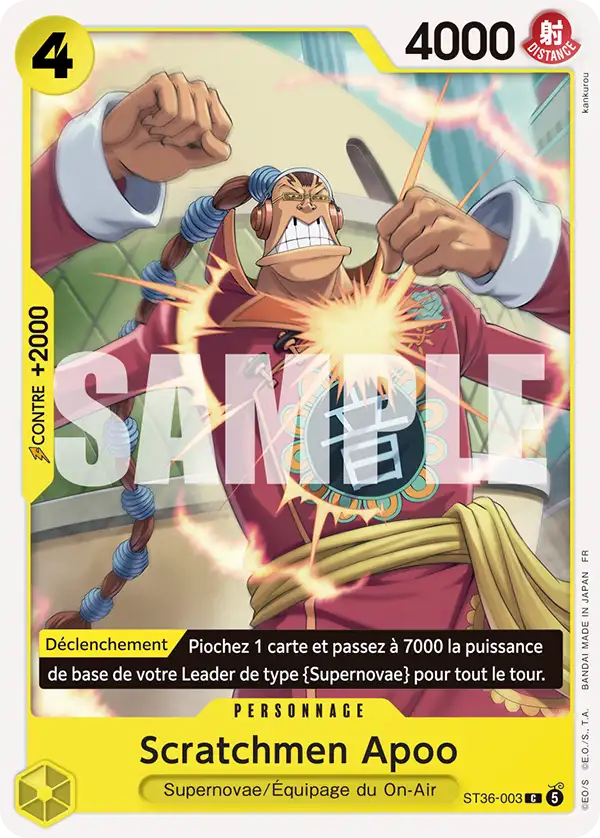 Carte One Piece ST36-003 Scratchmen Apoo | LorenZone
