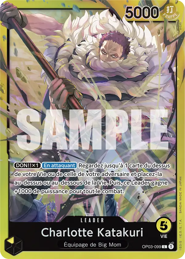 Carte One Piece OP03-099 Charlotte Katakuri | LorenZone