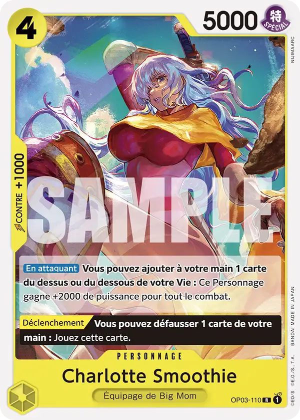 Carte One Piece OP03-110 Charlotte Smoothie | LorenZone