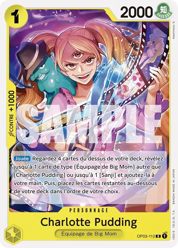 Carte One Piece OP03-112 Charlotte Pudding | LorenZone