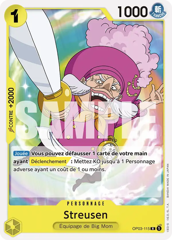 Carte One Piece OP03-115 Streusen | LorenZone