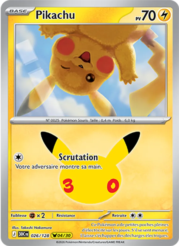Carte Pokemon 026/128 Pikachu | LorenZone