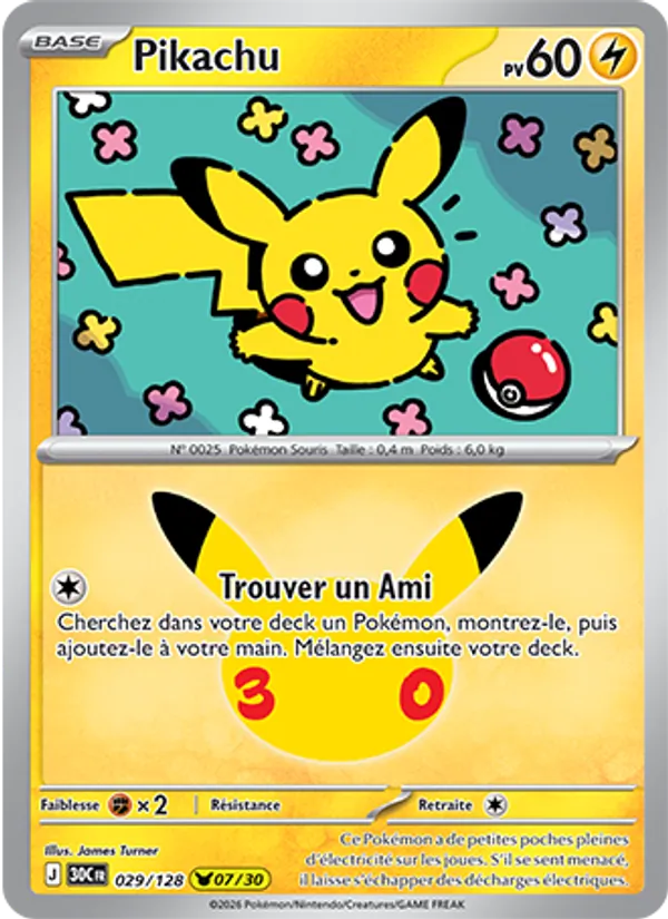 Carte Pokemon 029/128 Pikachu | LorenZone