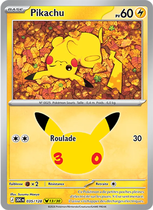 Carte Pokemon 035/128 Pikachu | LorenZone