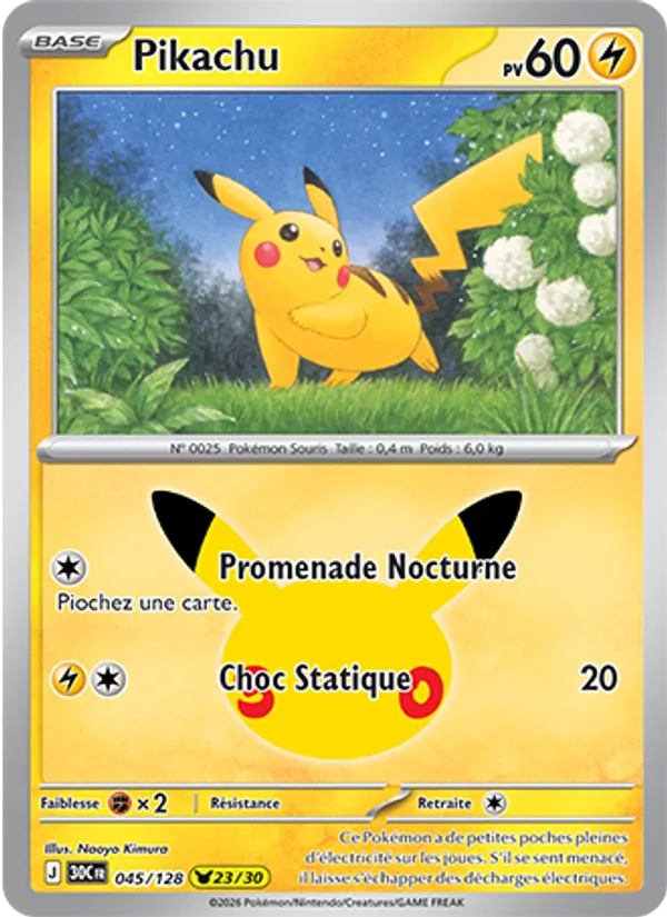 Carte Pokemon 045/128 Pikachu | LorenZone