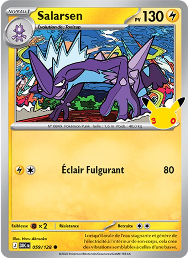 Carte Pokemon 059/128 Salarsen | LorenZone
