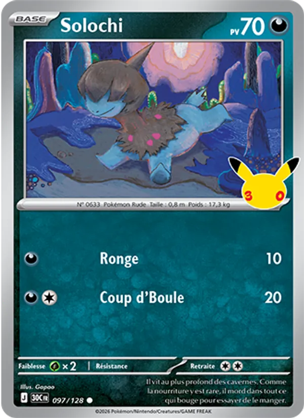 Carte Pokemon 097/128 Solochi | LorenZone