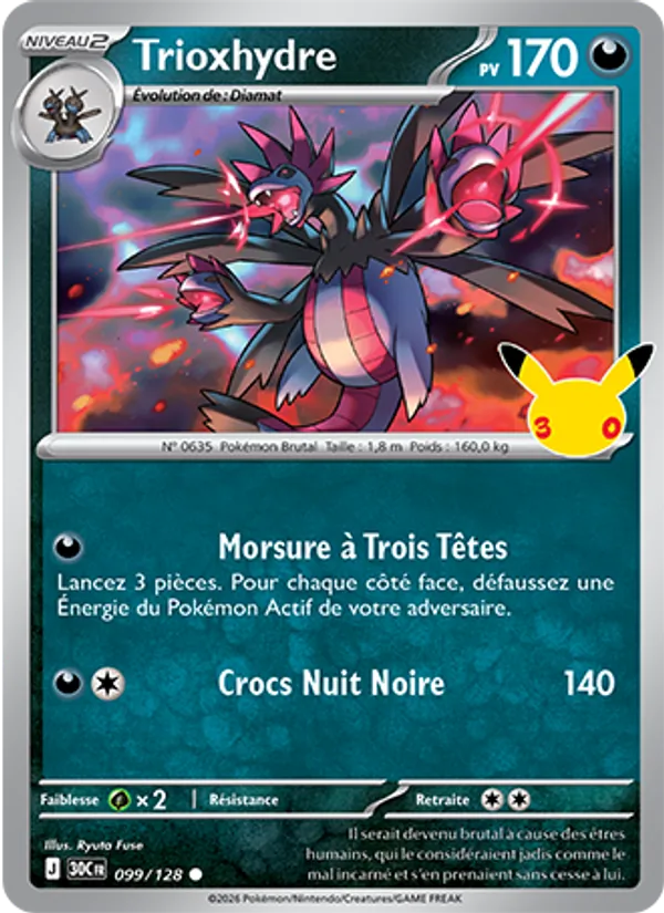 Carte Pokemon 099/128 Trioxhydre | LorenZone