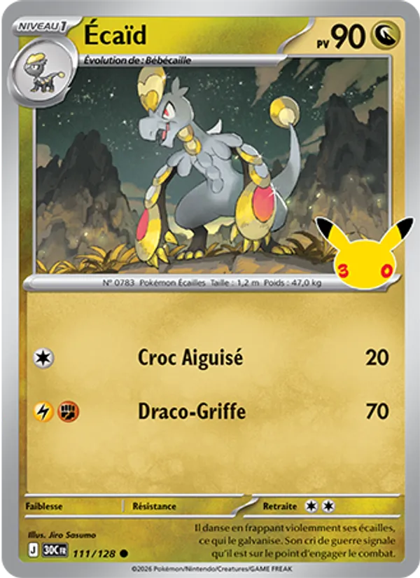 Carte Pokemon 111/128 Écaïd | LorenZone
